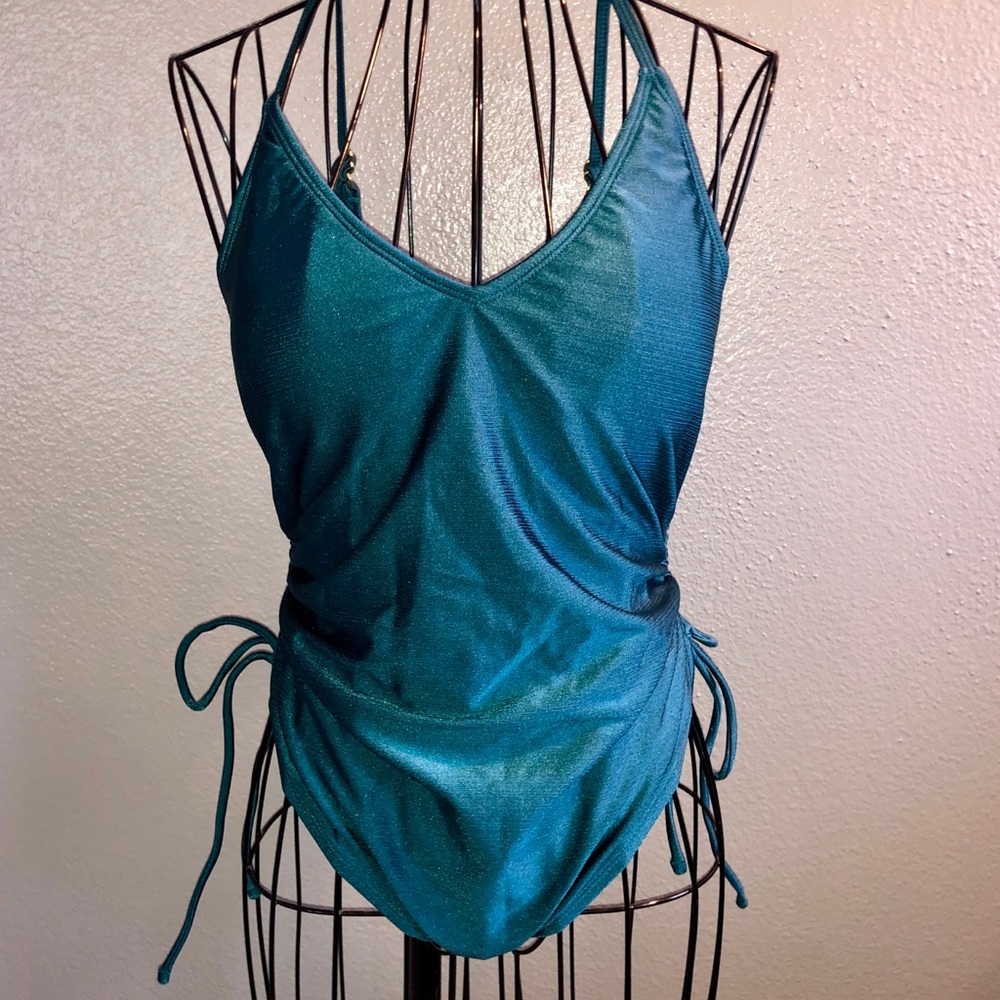Swim green/teal one piece